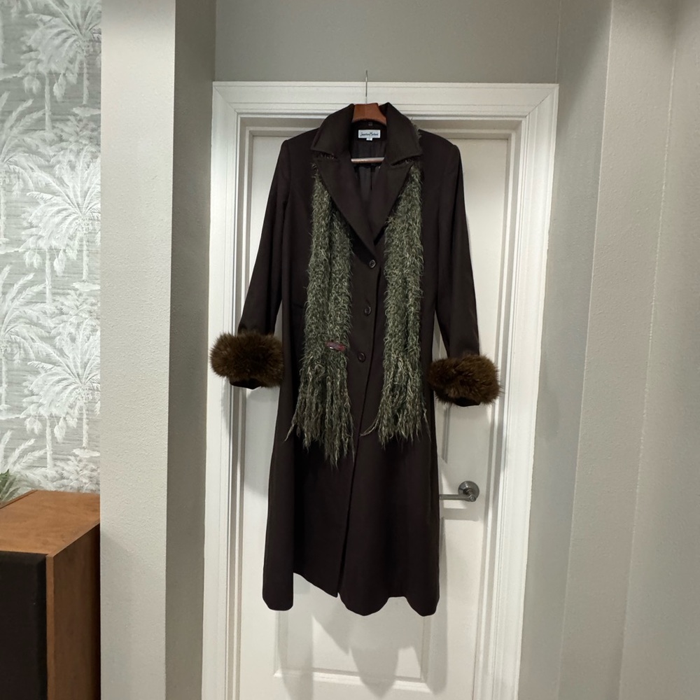 Jonathan Michael Size 14 Wool Double-Breasted Win… - image 1